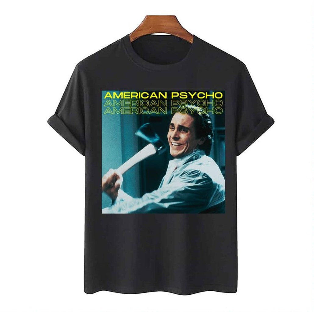 Patrick Bateman As Christian Bale American Psycho Unisex T-Shirt - T-Shirt, Sweatshirt, Hoodie