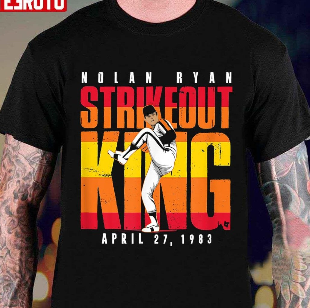 Nolan Ryan Strikeout 1983 Unisex T-shirt - T-Shirt, Sweatshirt, Hoodie