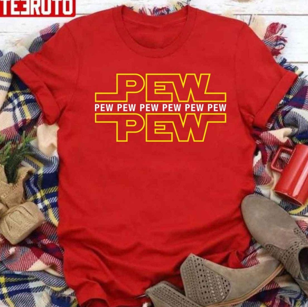 Pew Pew Pew The Book Of Boba Fett Unisex T-Shirt - T-Shirt, Sweatshirt, Hoodie