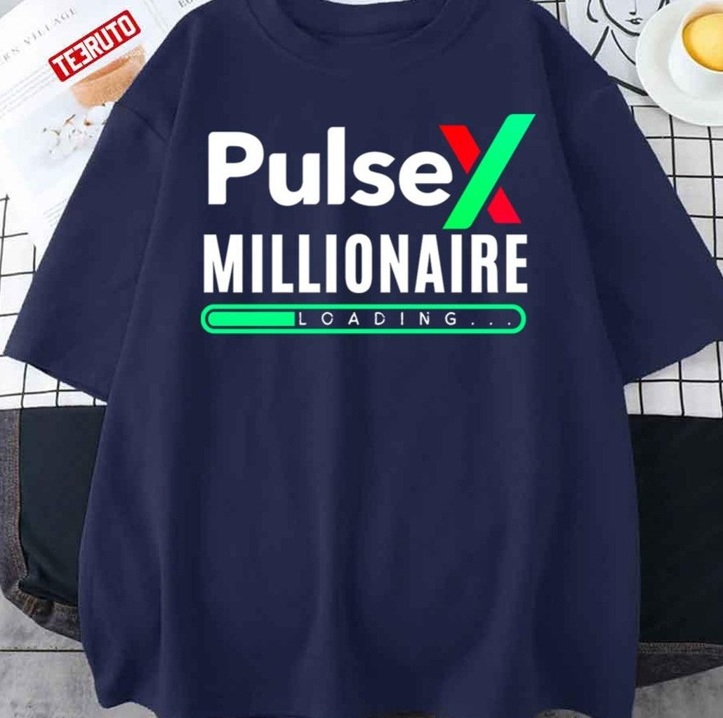 Pulsex Crypto Millionare Logo Unisex T-Shirt - T-Shirt, Sweatshirt, Hoodie