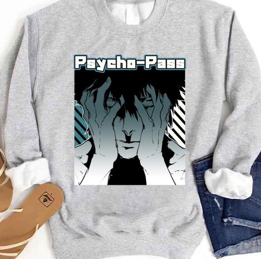 Shinya Kogami Face Psycho Pass Unisex Sweatshirt - T-Shirt, Sweatshirt, Hoodie