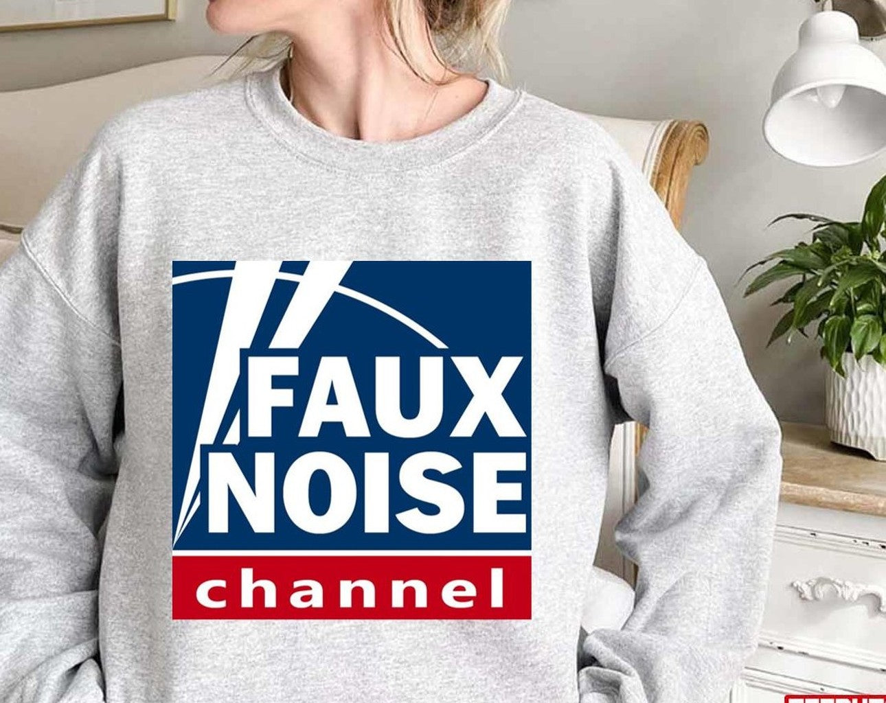 Original Faux Noise Fox News Logo Unisex Sweatshirt - T-Shirt, Sweatshirt, Hoodie