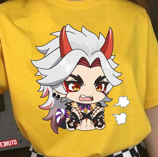 Angry Time Arataki Itto Genshin Impact Unisex T-Shirt - T-Shirt, Sweatshirt, Hoodie