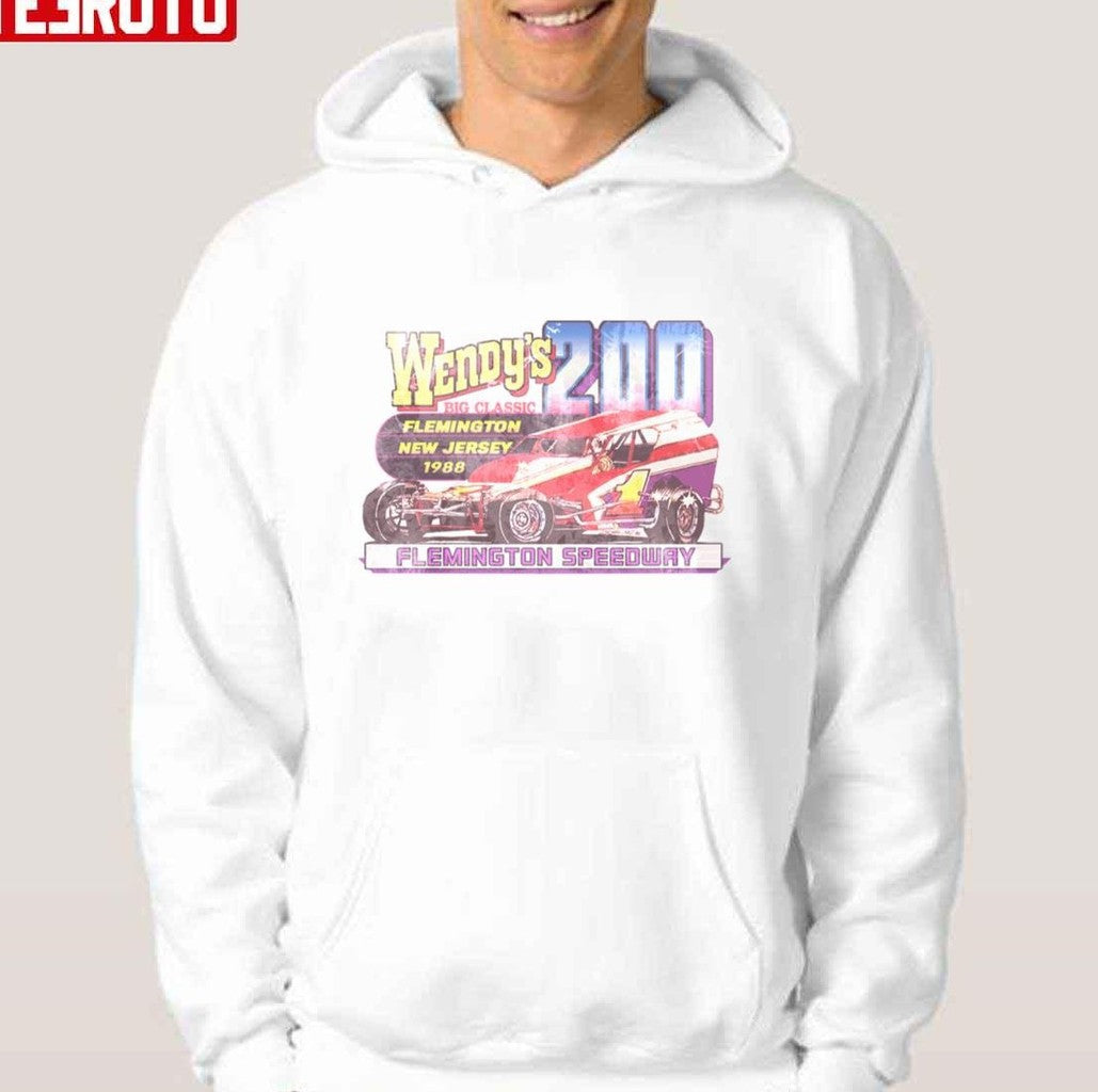 Retro Flemington Speedway 1988 Wendy's 200 Unisex Hoodie - T-Shirt, Sweatshirt, Hoodie
