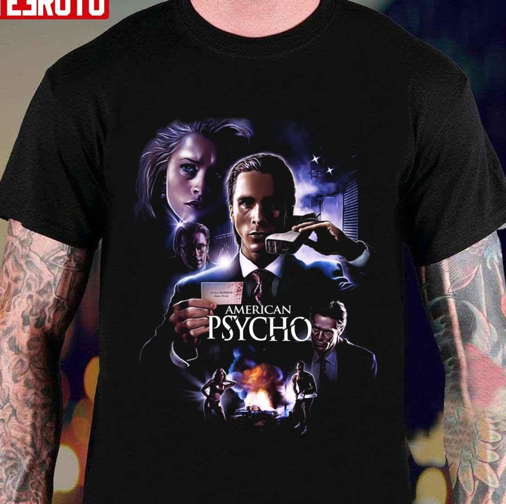 Poster Artwork American Psycho Movie Unisex T-shirt - T-Shirt, Sweatshirt, Hoodie