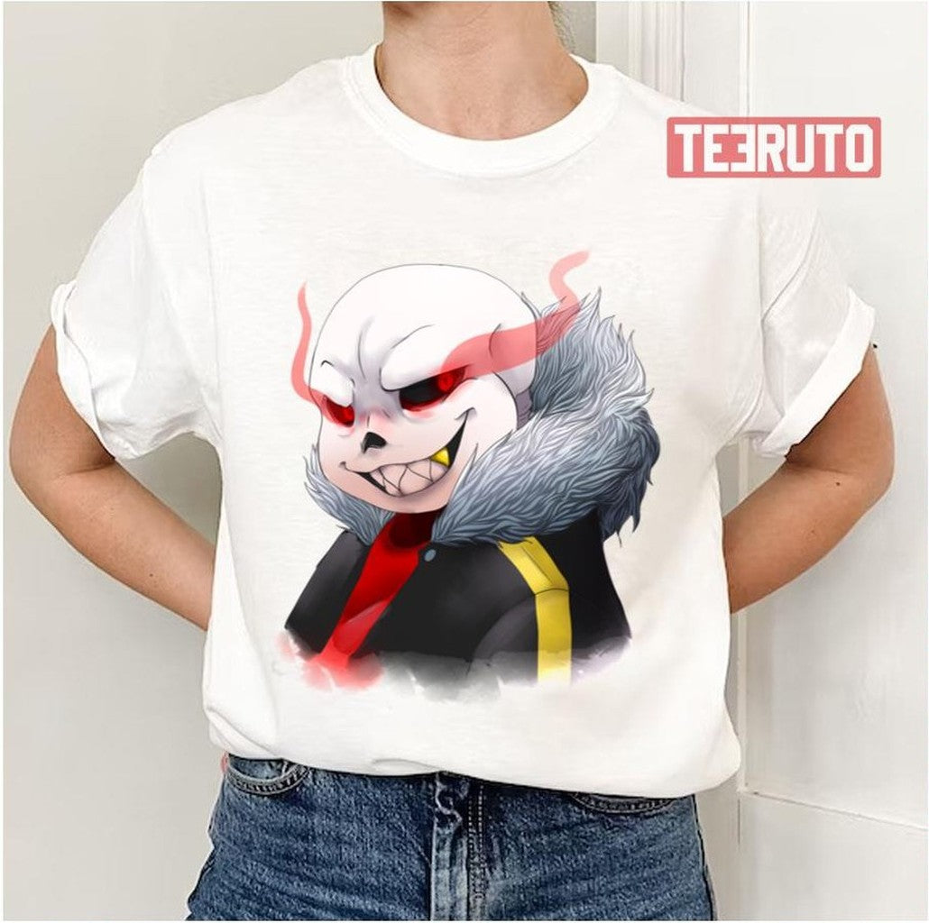 Scary Face Underfell Sans Undertale Cartoon Unisex T-Shirt - T-Shirt, Sweatshirt, Hoodie