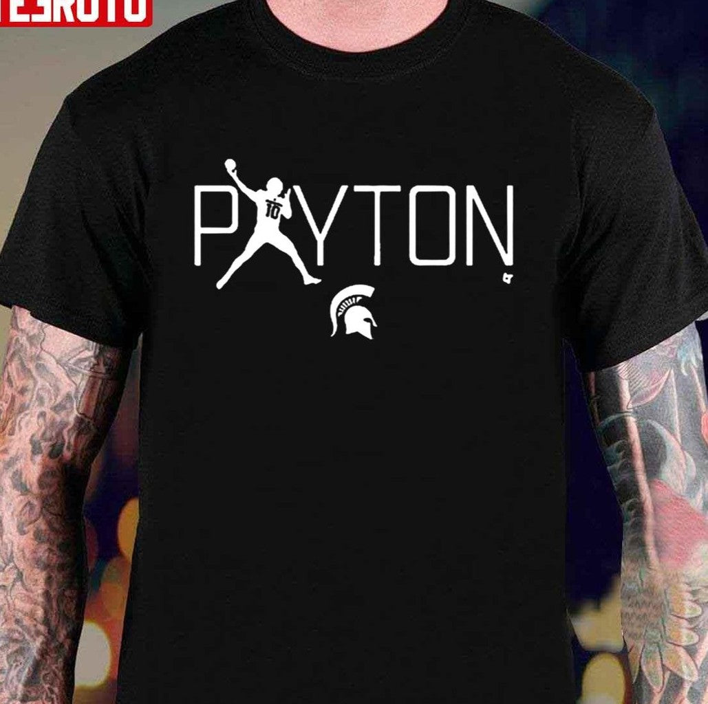 Payton Thorne Silhouette Msu Football Unisex T-Shirt - T-Shirt, Sweatshirt, Hoodie