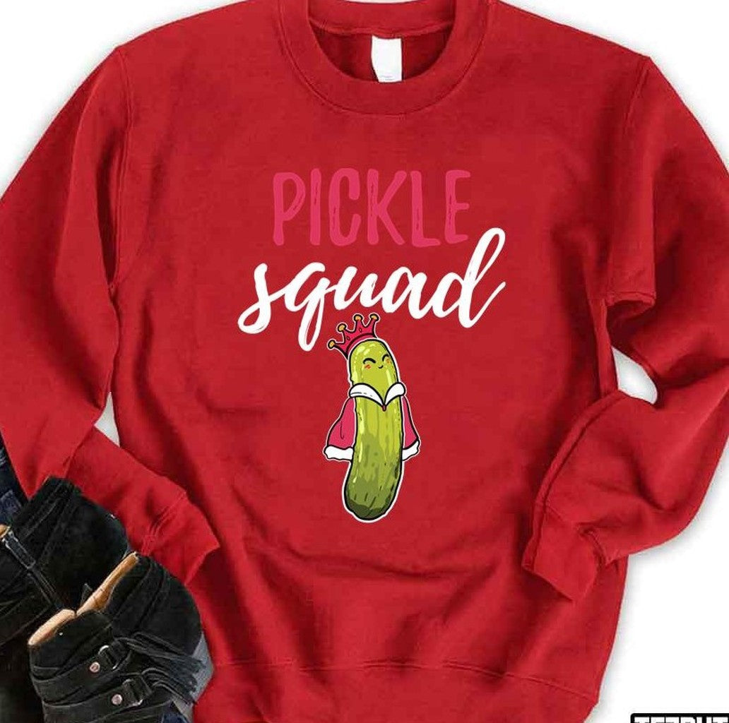 Pickle Pickle Squad Kawaii Unisex Sweatshirt - T-Shirt, Sweatshirt, Hoodie
