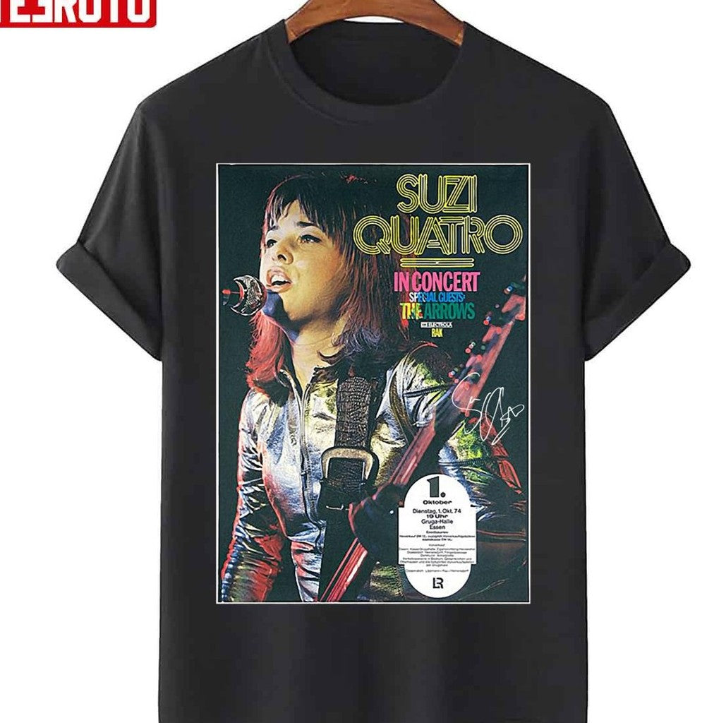 Motor City Riders Suzi Quatro Unisex T-Shirt - T-Shirt, Sweatshirt, Hoodie