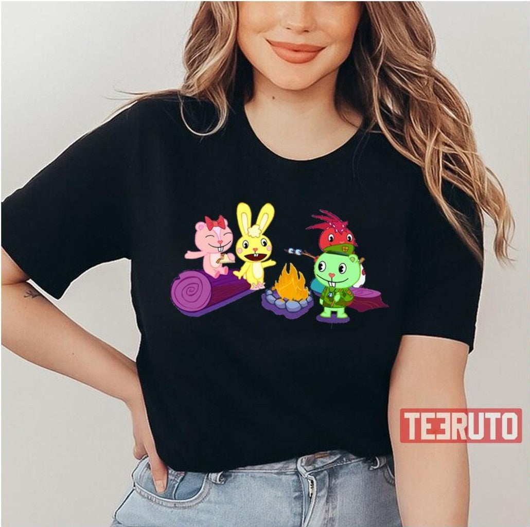 Ngiht Camp Happy Tree Friends Unisex T-Shirt - T-Shirt, Sweatshirt, Hoodie