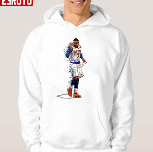 Art Basketball Legend Carmelo Anthony Unisex Hoodie - T-Shirt, Sweatshirt, Hoodie