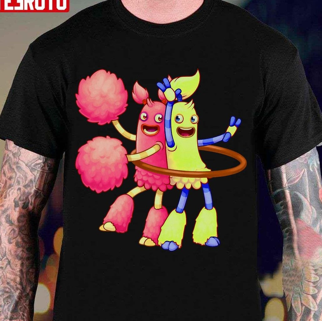 My Singing Monsters Character Hoola And Pompom Hoola And Pompom Monsters Unisex T-Shirt - T-Shirt, Sweatshirt, Hoodie