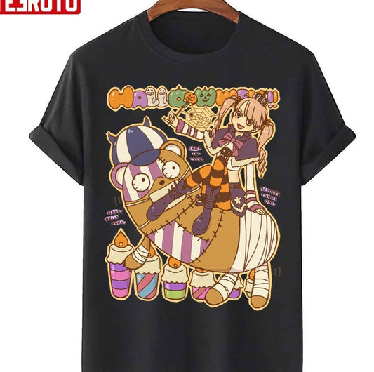 Anime Girl Teddy Bear Halloween Unisex T-Shirt - T-Shirt, Sweatshirt, Hoodie
