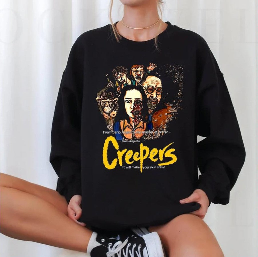 Phenomena Graphic Creepers Jennifer Connelly Unisex Sweatshirt - T-Shirt, Sweatshirt, Hoodie