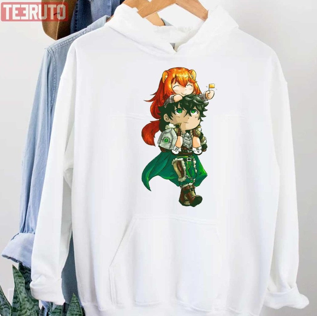 Naofumi Iwatani Cute Chibi The Rising Of The Shield Hero Unisex Hoodie - T-Shirt, Sweatshirt, Hoodie