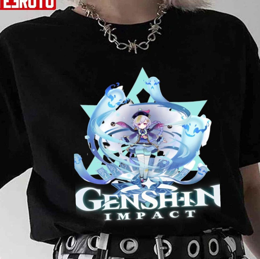 Qiqi Genshin Impact Unisex T-shirt - T-Shirt, Sweatshirt, Hoodie