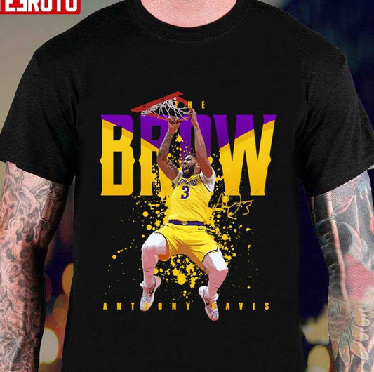 Anthony Davis Brow Number 3 Unisex T-shirt - T-Shirt, Sweatshirt, Hoodie