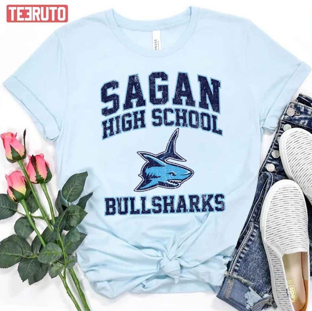 Sagan High School Bullsharks Variant Unisex T-Shirt - T-Shirt, Sweatshirt, Hoodie