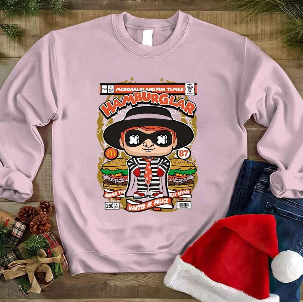 Pop Culture Hamburglar Graphic Unisex Sweatshirt - T-Shirt, Sweatshirt, Hoodie