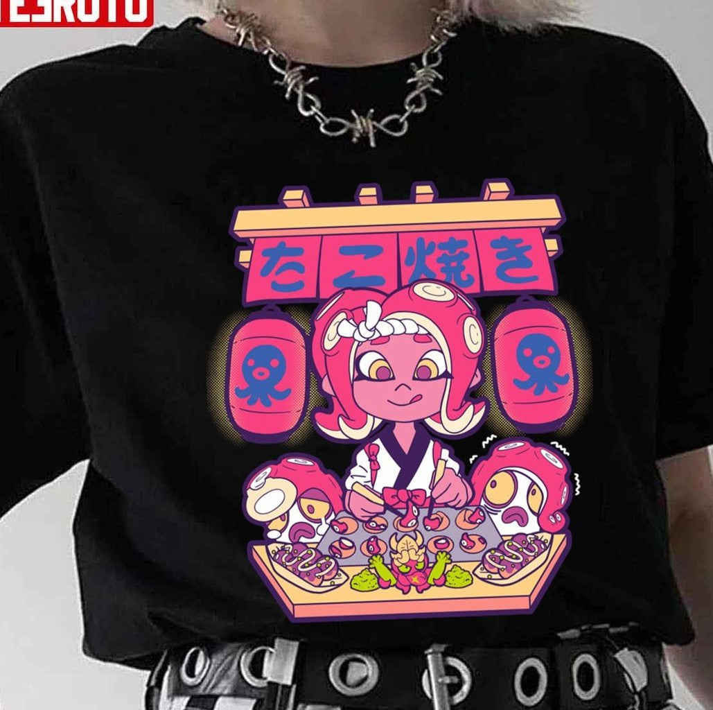 Octoyaki Splatfest Splatoon Unisex T-shirt - T-Shirt, Sweatshirt, Hoodie