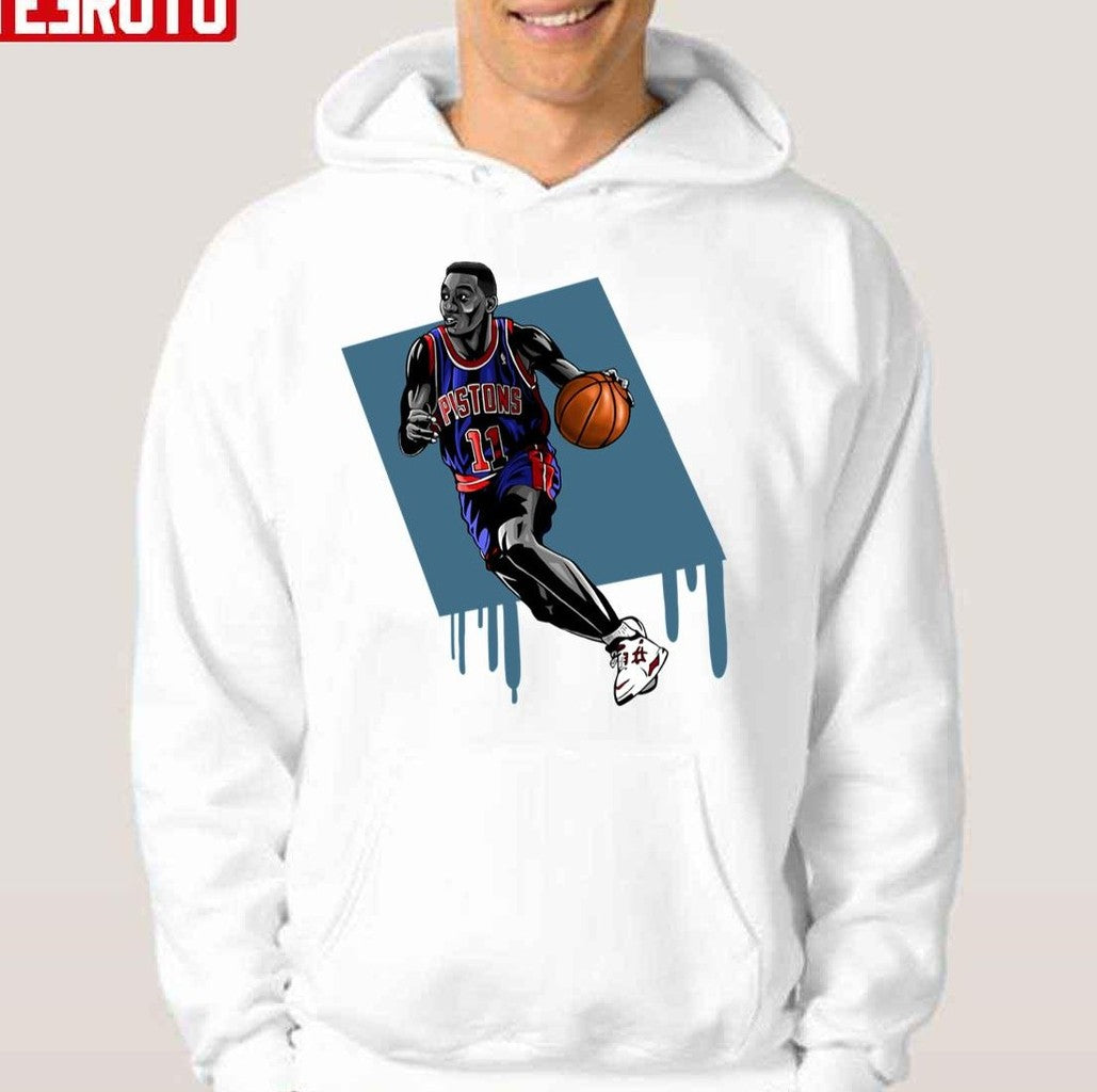 Nba Legends Isiah Thomas Cartoon Design Unisex Hoodie - T-Shirt, Sweatshirt, Hoodie