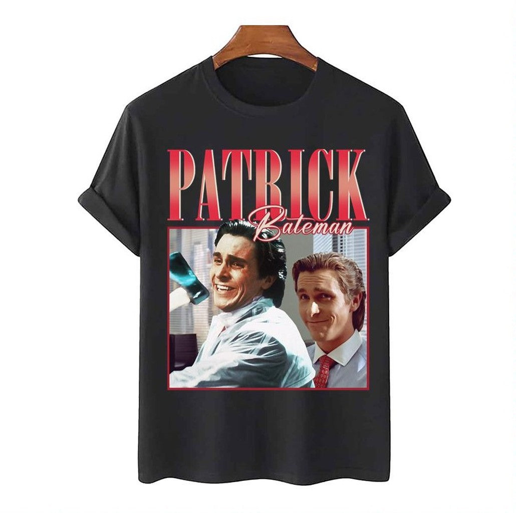 Patrick Bateman Red Smile Collage Unisex T-Shirt - T-Shirt, Sweatshirt, Hoodie