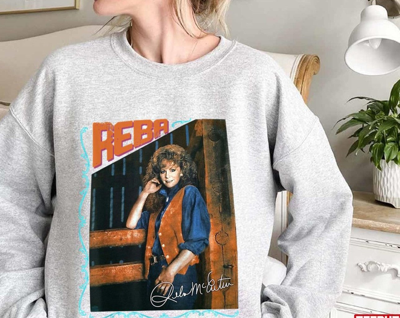 Rebas Mcentires Pop Music Legend 70s 80s Limited Design Unisex Sweatshirt - T-Shirt, Sweatshirt, Hoodie