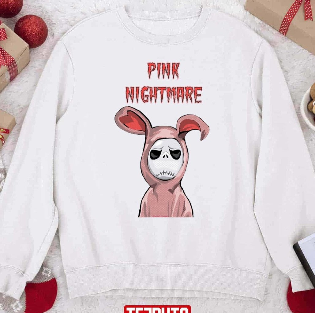 Pink Nightmare Before Christmas Unisex Sweatshirt - T-Shirt, Sweatshirt, Hoodie