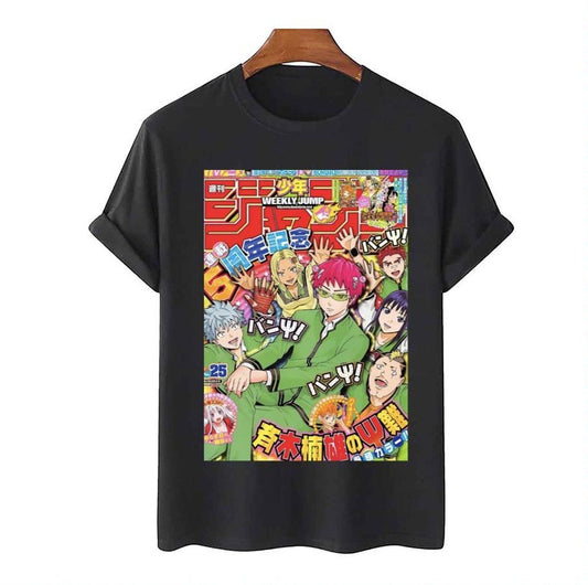 Anime Team The Disastrous Life Of Saiki K Cover Art Unisex T-Shirt - T-Shirt, Sweatshirt, Hoodie
