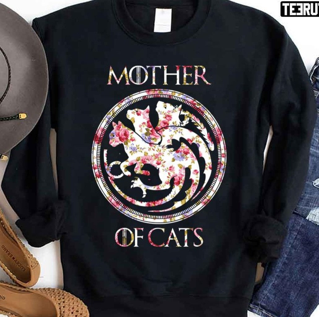 Mother Of Cats Sweatshirt - T-Shirt, Sweatshirt, Hoodie
