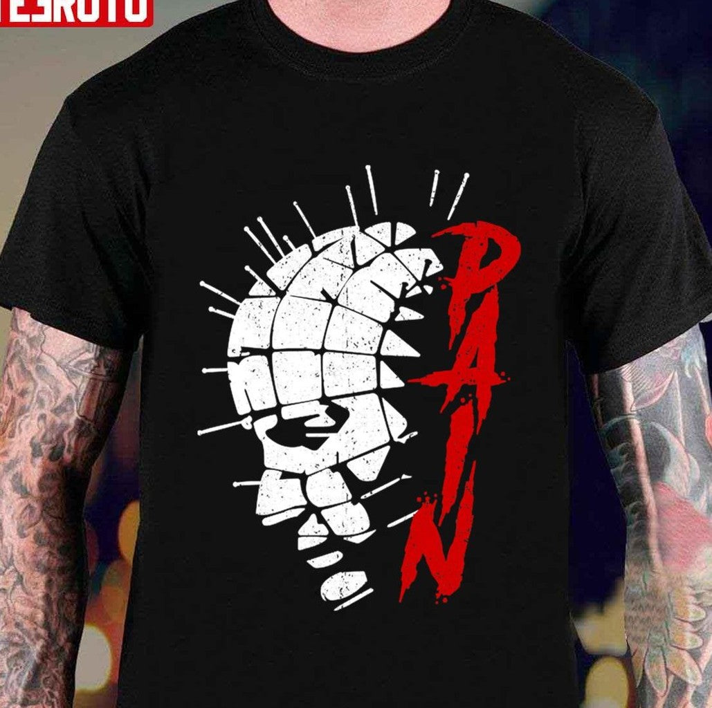 Pain Vintage Pinhead Hellraiser Cenobite Unisex T-shirt - T-Shirt, Sweatshirt, Hoodie