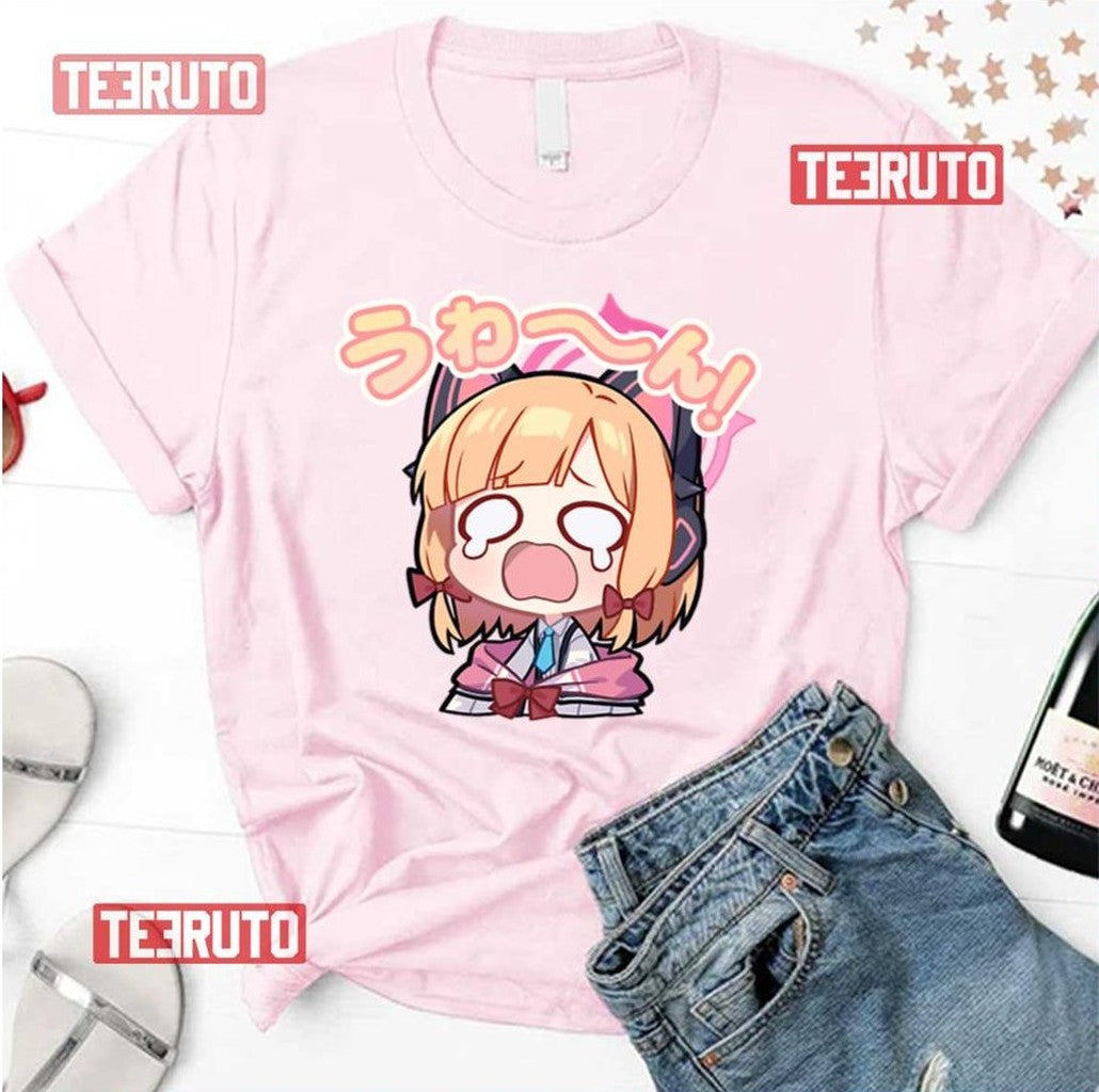 Momoi Blue Archive Crying Unisex T-Shirt - T-Shirt, Sweatshirt, Hoodie