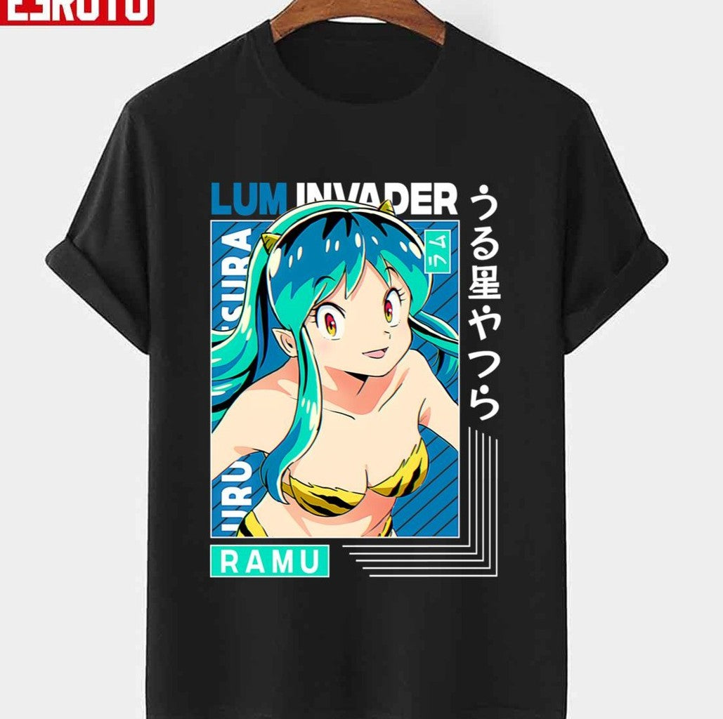 Ramu Lum Invader Retro Urusei Yatsura Unisex T-Shirt - T-Shirt, Sweatshirt, Hoodie