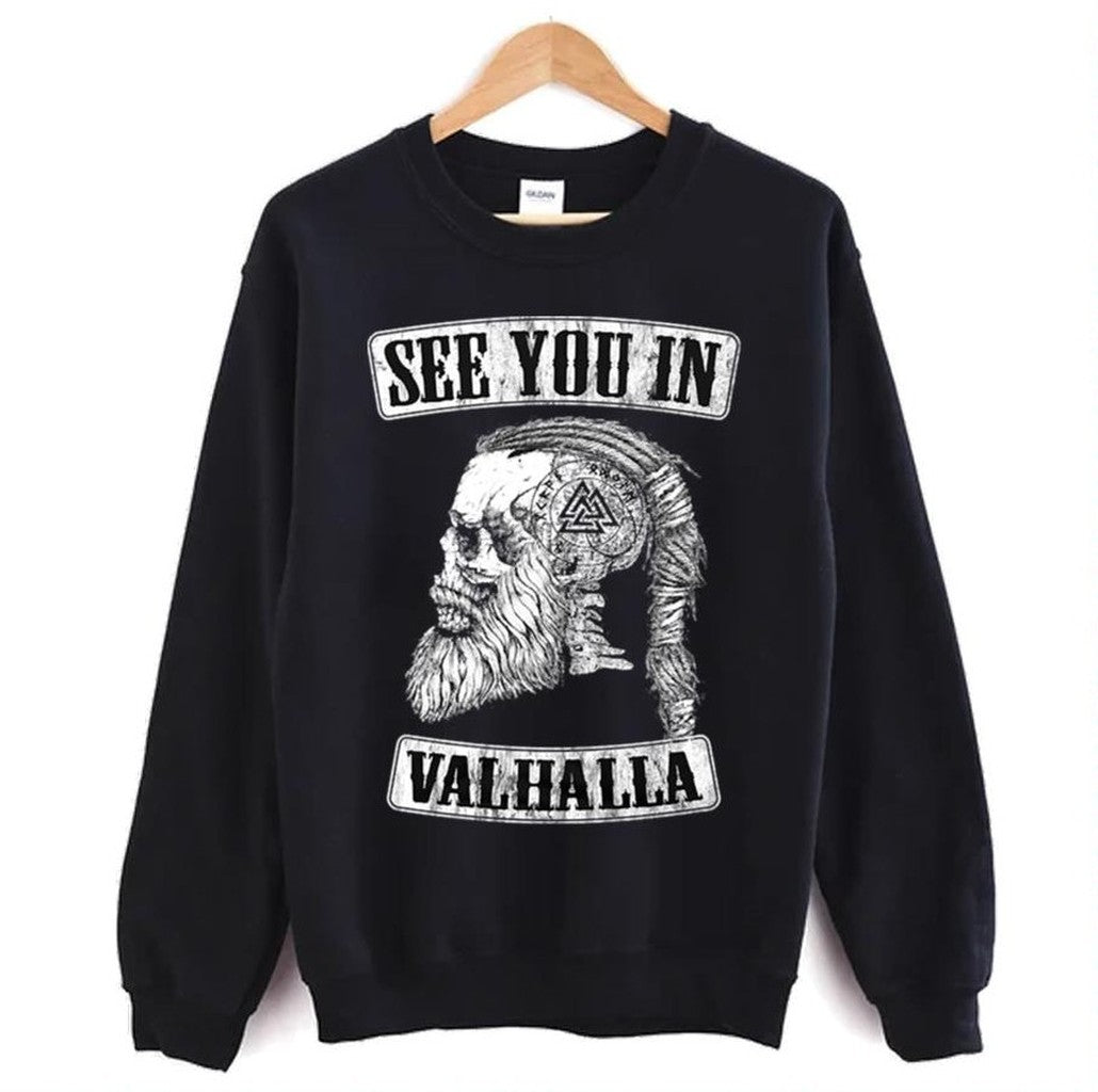 See You In Valhalla Exclusive Viking Valhalla Unisex Sweatshirt - T-Shirt, Sweatshirt, Hoodie