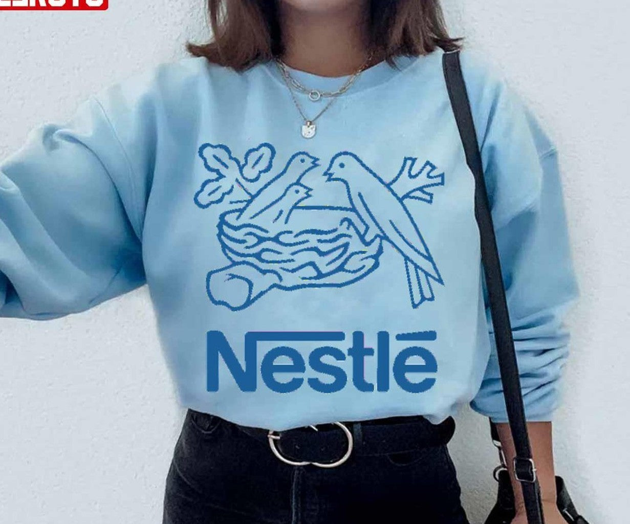 Nestle Blue Birds Logo Unisex Sweatshirt - T-Shirt, Sweatshirt, Hoodie