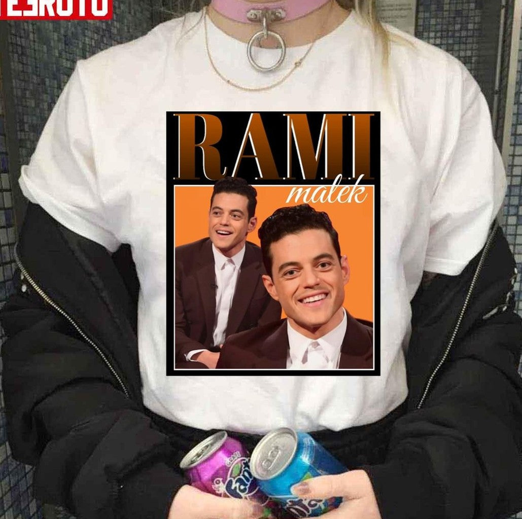 Rami Malek 90's Vintage Unisex T-Shirt - T-Shirt, Sweatshirt, Hoodie