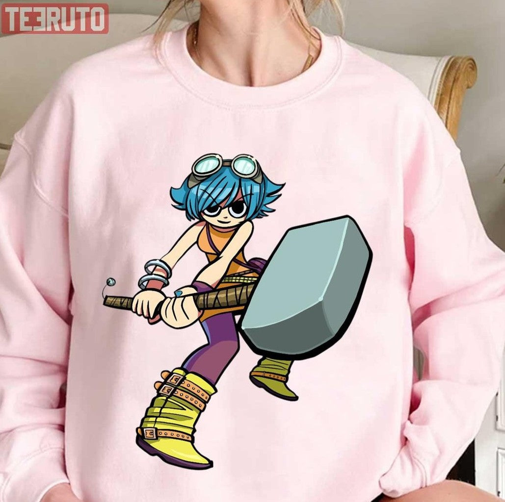 Ramona Flowers Anime Girl Scott Pilgrim Takes Off Unisex Sweatshirt - T-Shirt, Sweatshirt, Hoodie