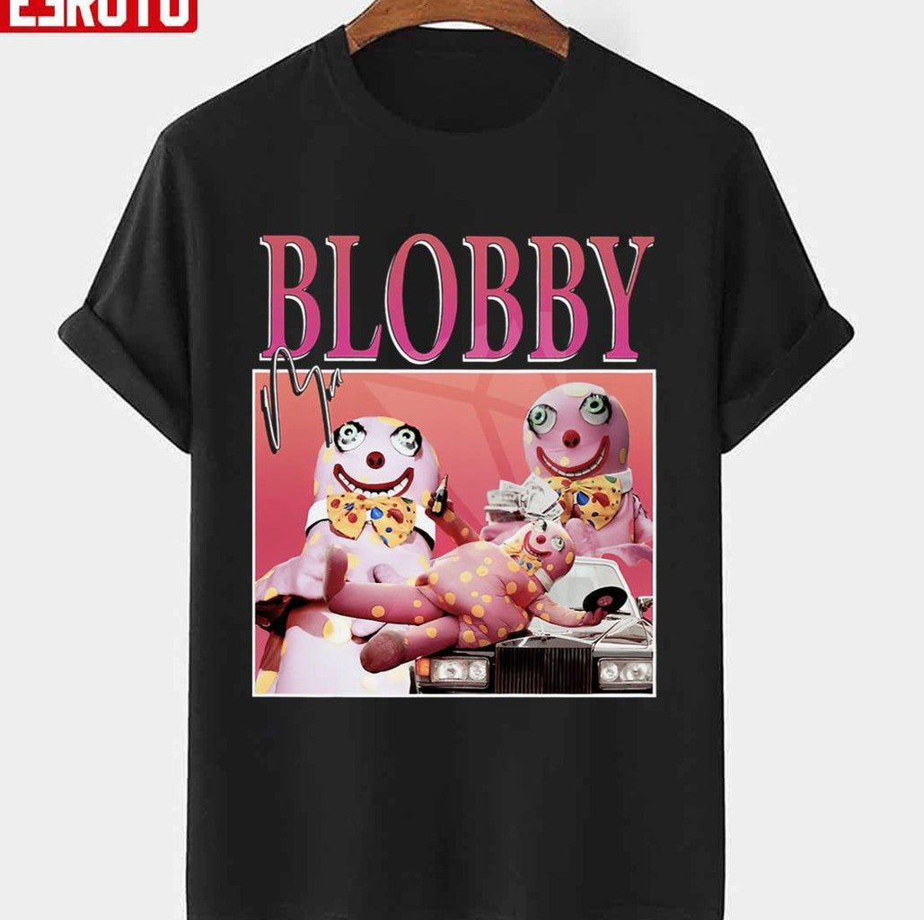 Mr Blobby Homage Noel's House Party Unisex T-shirt - T-Shirt, Sweatshirt, Hoodie