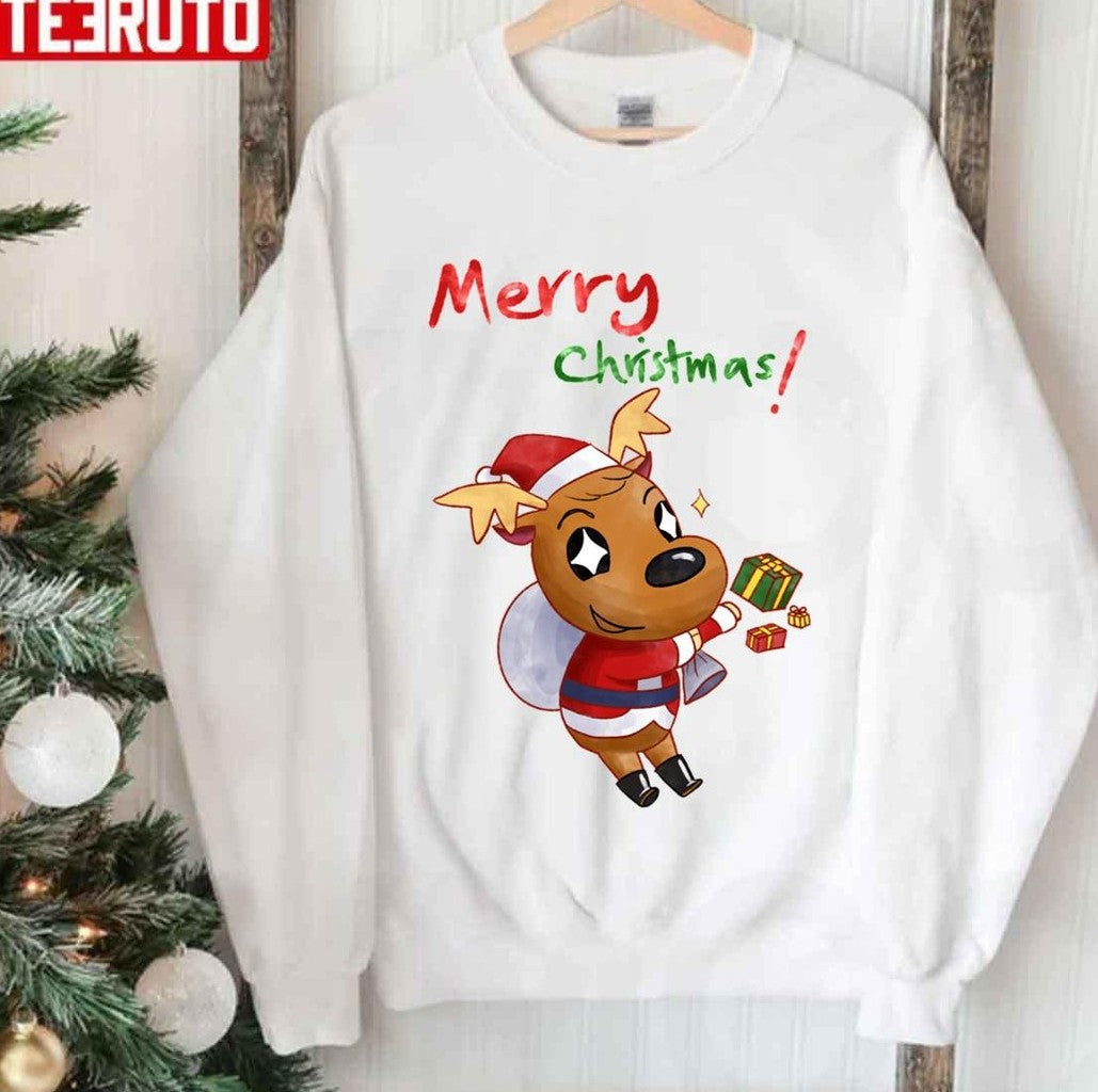 Reindeer Jingle Animal Crossing Christmas Unisex Sweatshirt - T-Shirt, Sweatshirt, Hoodie