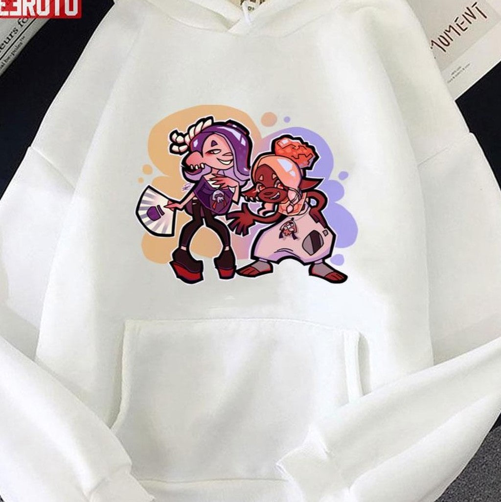 Shiver And Frye Splatoon Fanart Unisex Hoodie - T-Shirt, Sweatshirt, Hoodie