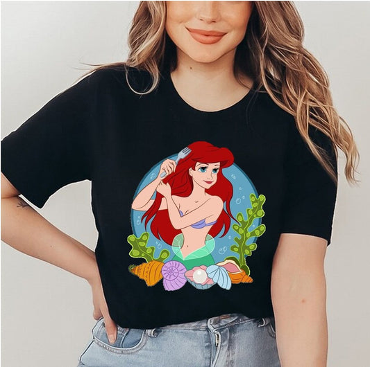 Ariel With The Fork Little Mermaid Unisex T-Shirt - T-Shirt, Sweatshirt, Hoodie