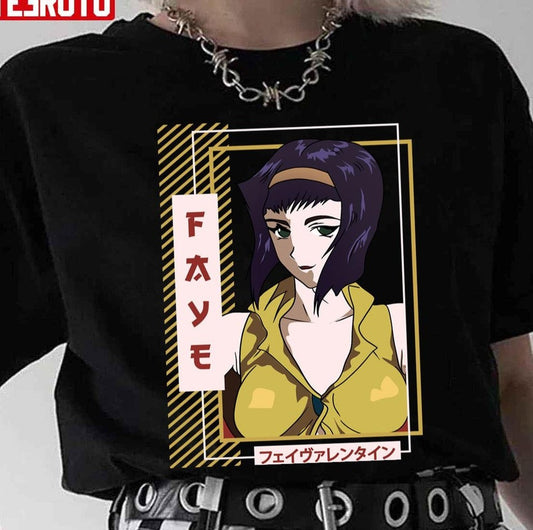 Anime Character Faye Valentine Cowboy Bebop Unisex T-Shirt - T-Shirt, Sweatshirt, Hoodie