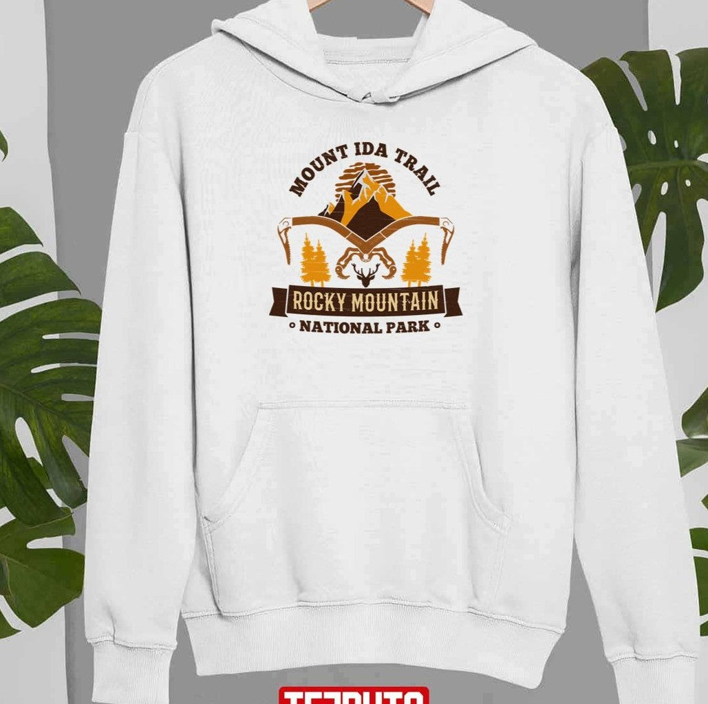 Mount Ida Trail Rocky Mountain National Park Camping And Hiking Unisex Hoodie - T-Shirt, Sweatshirt, Hoodie