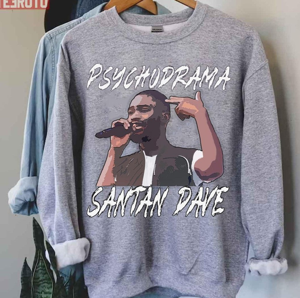 Santan Dave Animated Fanart Rap Music Unisex Sweatshirt - T-Shirt, Sweatshirt, Hoodie