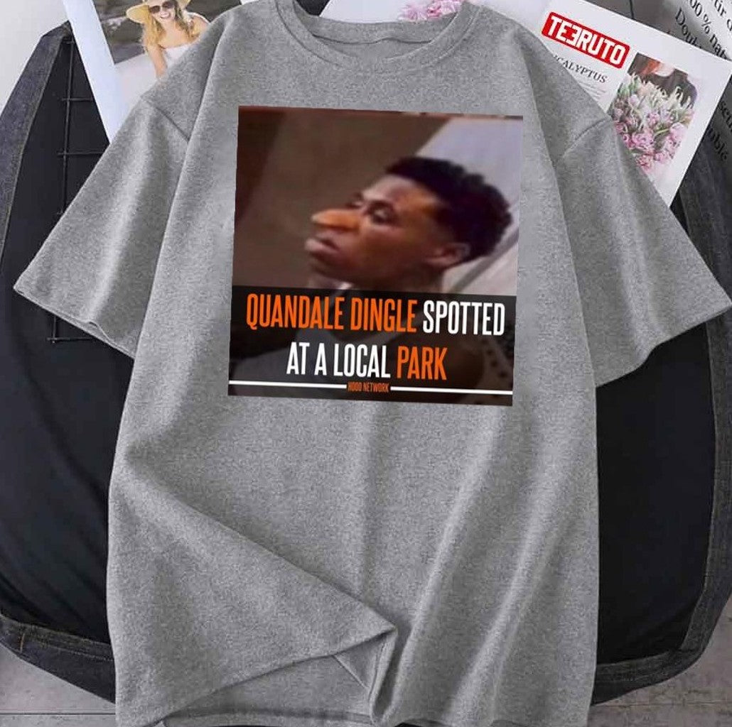 Quandale Dingle Spotted At A Local Park Unisex T-Shirt - T-Shirt, Sweatshirt, Hoodie