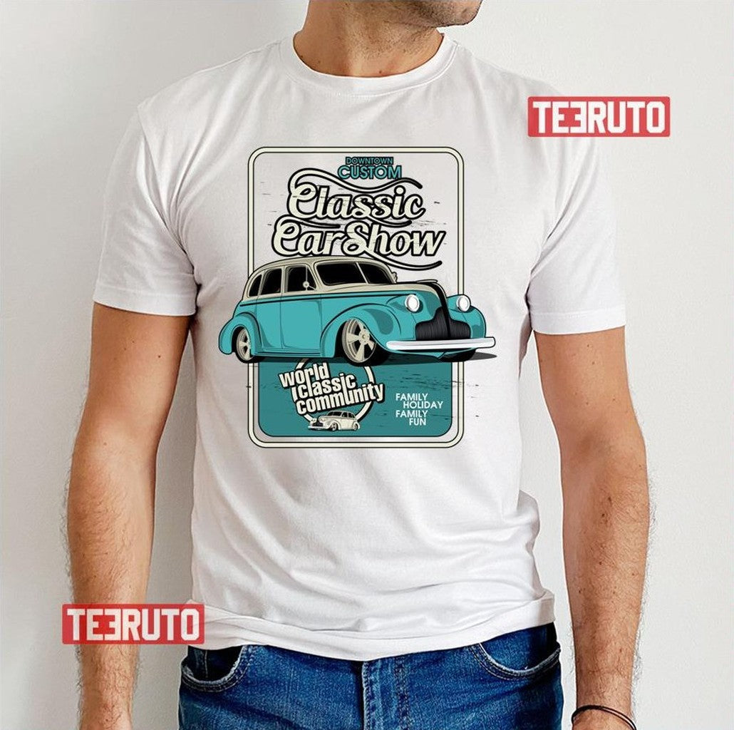 Old Car Premium Vintage Car Unisex T-Shirt - T-Shirt, Sweatshirt, Hoodie
