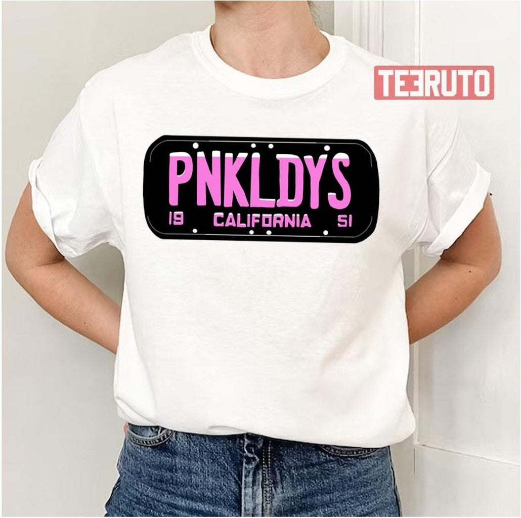 Rise Of The Pink Ladies Pnkldys Licence Plate Unisex T-Shirt - T-Shirt, Sweatshirt, Hoodie