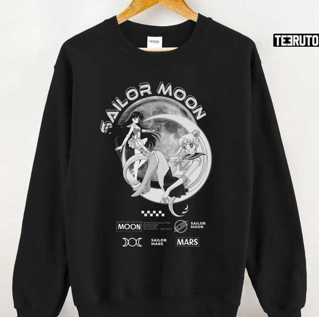 Sailor Moon Mars Anime Clothing Vintage 90s Unisex Sweatshirt - T-Shirt, Sweatshirt, Hoodie