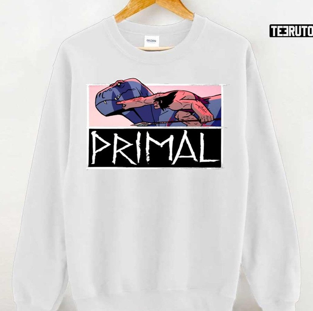 Primal Logo Cartoon Samurai Jack Unisex Sweatshirt - T-Shirt, Sweatshirt, Hoodie