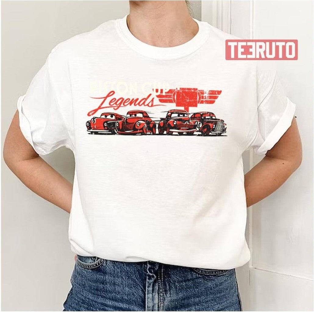 Piston Cup Legends Cars Movie Unisex T-Shirt - T-Shirt, Sweatshirt, Hoodie